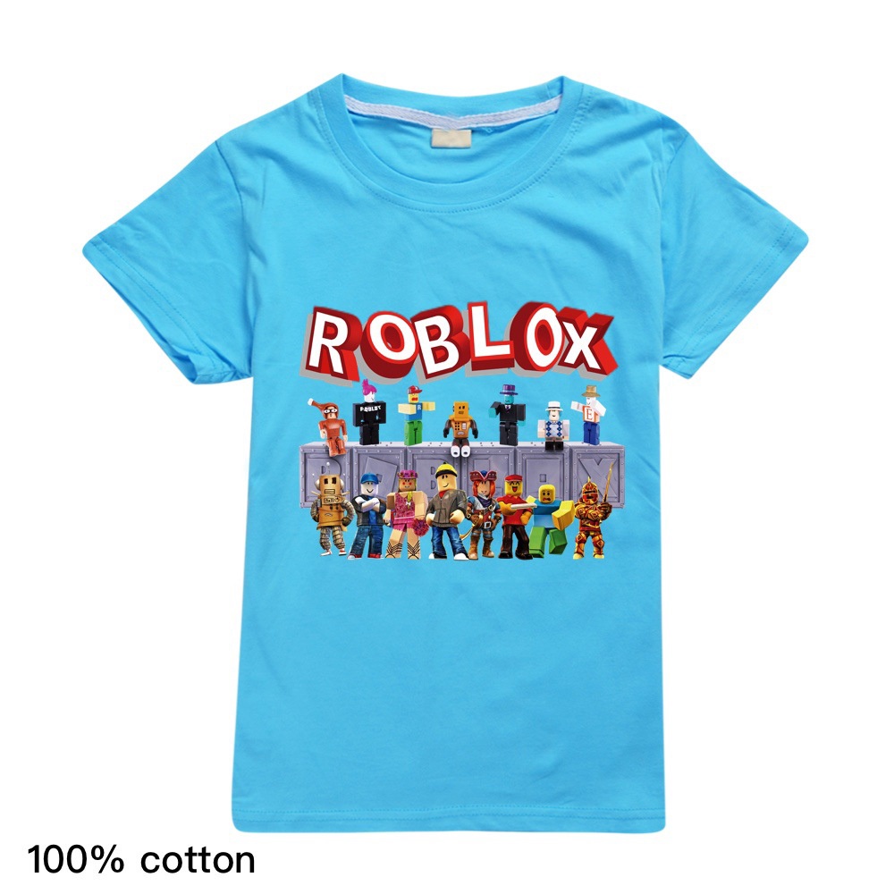 Áo thun cho bé trai và bé gái in hình Game ROBLOX dễ thương kute, chất liệu cotton mềm mịn thoáng mát NTShirt