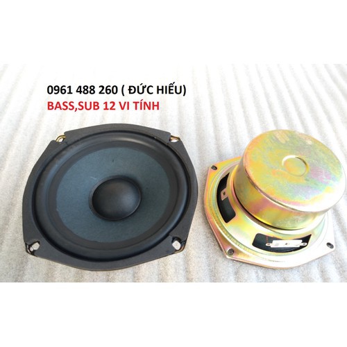 2 củ loa bass ,sub 12 cm vi tính cao cấp