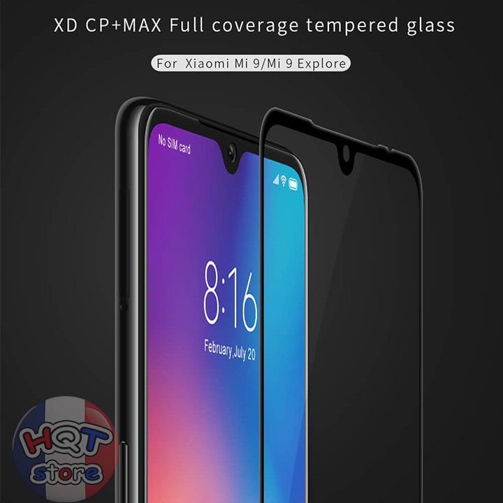 Miếng dán cường lực full màn hình Nillkin XD CP+ Max cho Xiaomi Mi 9 / Mi 9E