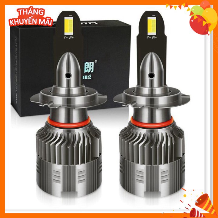 Bộ 2 bóng đèn LED 55w H4 Đổi Nhiệt Màu đá Pha Flash 9v-12v