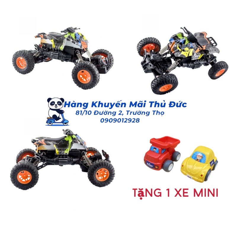 TẶNG 1 XE MINI-XE MOTO ĐIỀU KHIỂN VƯỢT ĐỊA HÌNH VECTO VT99107 (HÀNG KM ENFA)