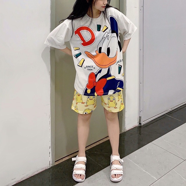 ‼️SALE SẬP SÀN ‼️Giảm 15% Combo Set 2 Quần Cartoon Vịt Momo Siêu Xinh