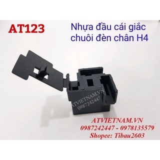 Giắc chuôi đèn 3p đầu cái chân h4 - at123