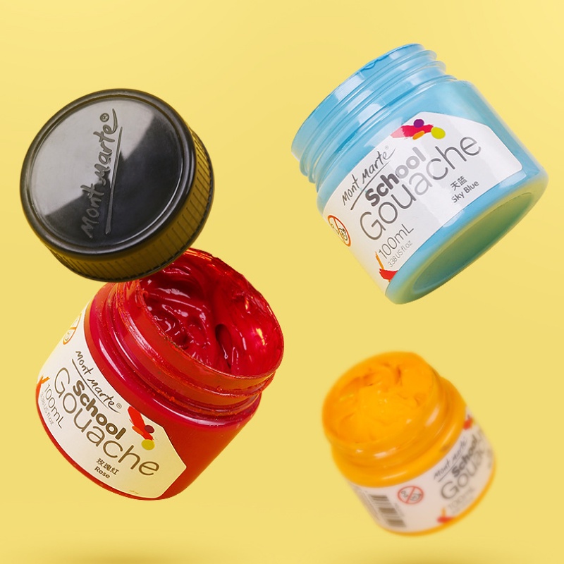 Màu acrylic Gouache Mont Marte 100ml cao cấp vẽ trang trí giầy - tranh - vải canvas