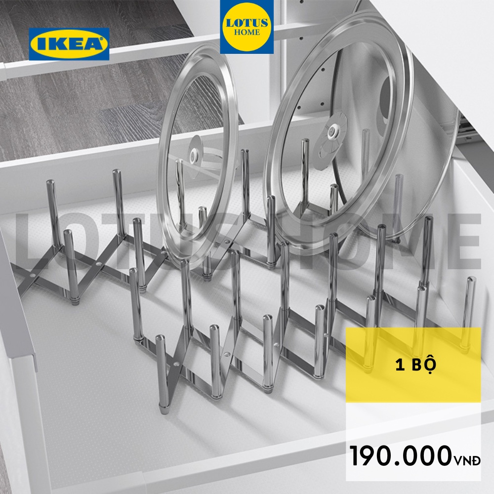 IKEA giá inox úp gác vung nồi Variera IKEA