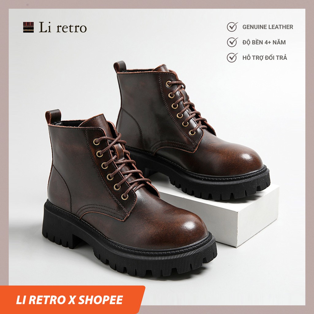 [Pre-order] Giày da Li retro, MZDL shoes - Original Boots 4.5