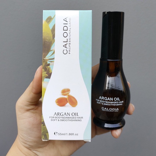 Tinh dầu phục hồi Calodia Argan Oil bóng tóc 55ml