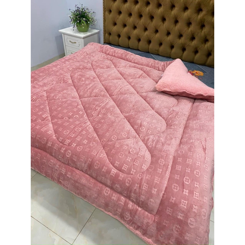 Chăn Lông Cừu hoa xuất Nhật Cao Cấp - Hàng chuẩn loại 1