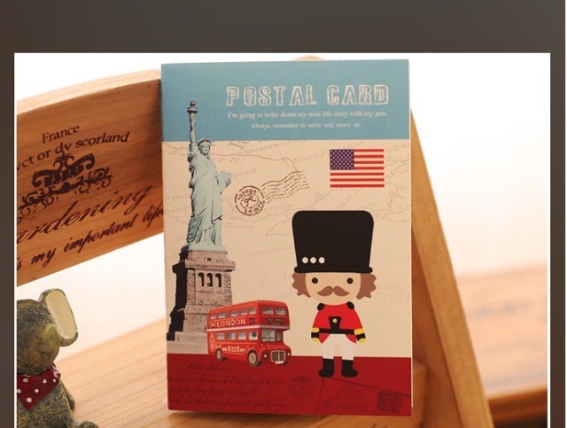 Sổ mini Postal Card