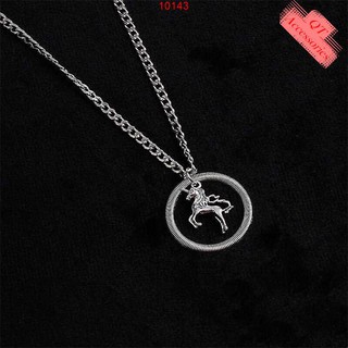 Dây chuyền mặt cung con ngựa unisex hiphop