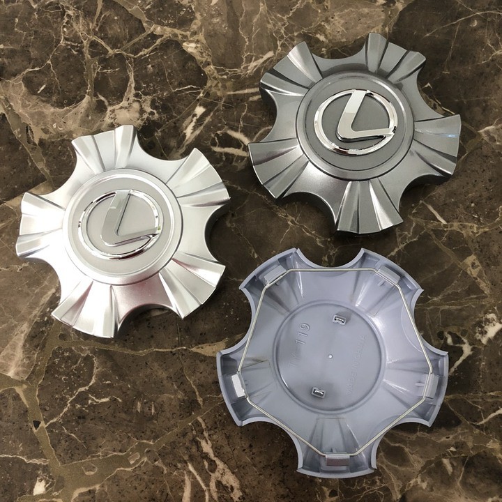 Logo chụp mâm, ốp lazang bánh xe ô tô Lexus LX460, LX470, LX570 - TY-119