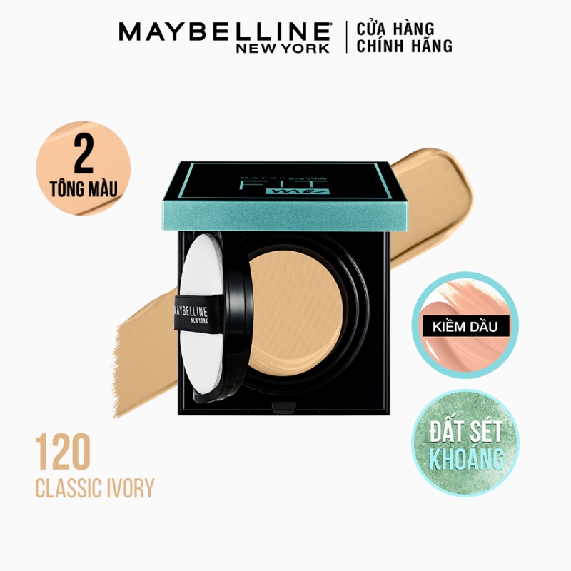 Phấn Nước Mịn Nhẹ Kiềm Dầu Fit Me Matte+Poreless Cushion Maybelline New York 14g | WebRaoVat - webraovat.net.vn