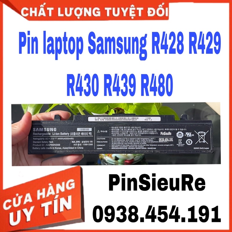 Pin laptop Samsung. R428 R429 R430 R439 R480
