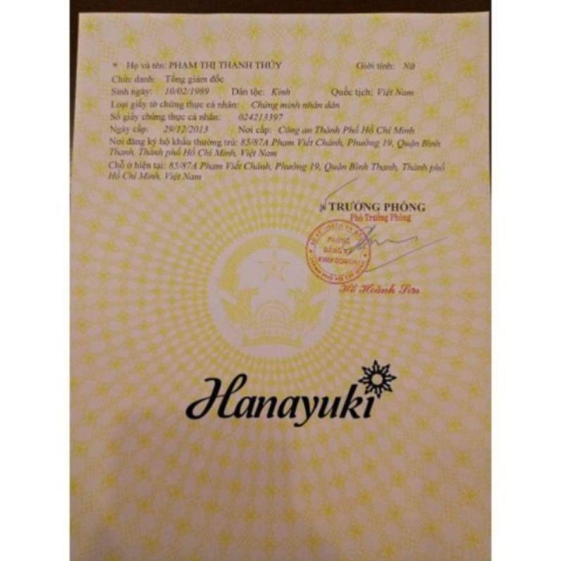 BỘT DETOX THANH LỌC DA HANAYUKI-SKIN MASK