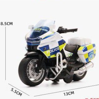ĐỒ CHƠI XE CẢNH SÁT HỢP KIM -NHỰA CÓ ĐÈN ÂM THANH CHẠY CÓT