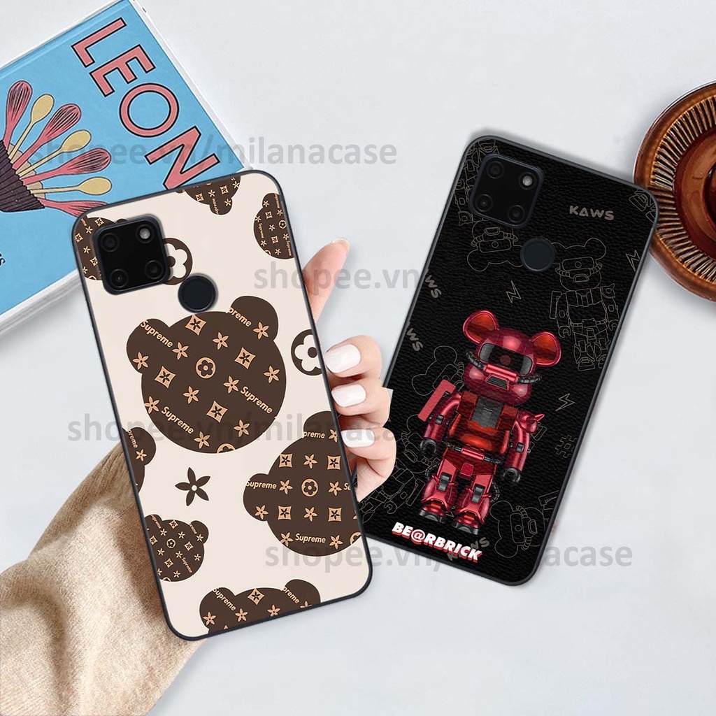 Ốp Realme C20 / C21Y gấu be@rBrick gấu Teddy Kaws siêu đẹp, phong cách, cá tính