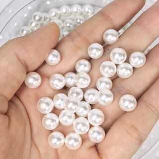 Nửa Ký Hạt Bẹt Nhựa, Hạt Ngọc Trai Nhựa Không Có Lỗ