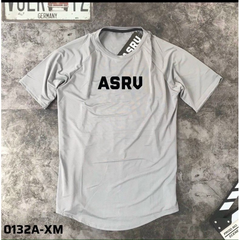 Áo thun gym nam ASRV, áo thun thể thao nam phom body cực chất