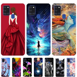 Ốp điện thoại TPU silicon mềm in hình sáng tạo cho Samsung Galaxy A21S