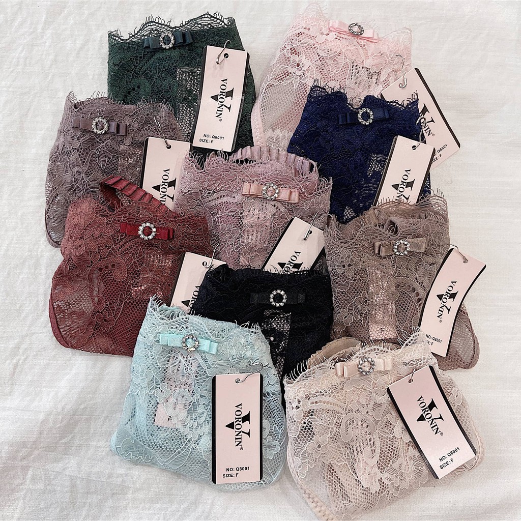 Quần lót ren lọt khe đính khoen đá tròn sexy - QL062 | BigBuy360 - bigbuy360.vn