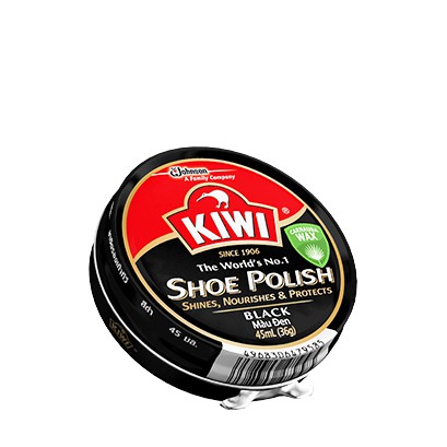 Hộp Xi Đánh Giày Kiwi + Bàn Chải
