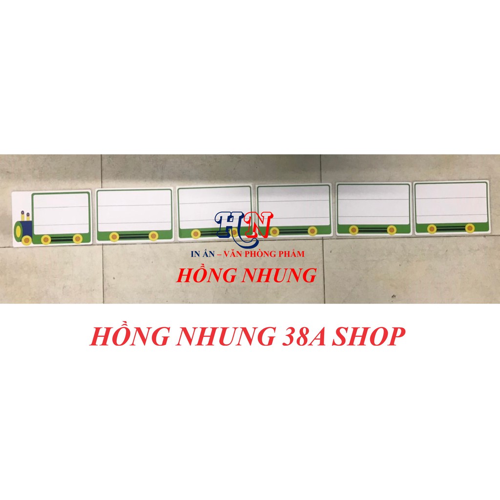 Xe lửa rời - Đồ dùng dạy học [Hong Nhung Shop]