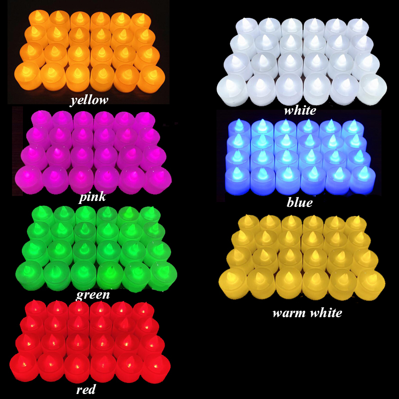 Đèn LED Hình Nến Không Khung Trang Trí Tiệc Sinh Nhật/Lễ Tình Nhân