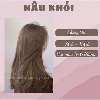 Nâu khói - thuốc nhuộm tóc màu nâu khói