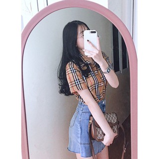 Áo sơ mi Kẻ cộc tay BBR thời trang
