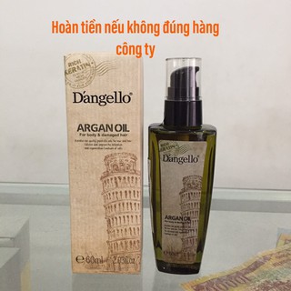 #Dangello_Ý Tinh dầu dưỡng tóc D'angello Argan Oil 60ml [sale giá chuẩn]