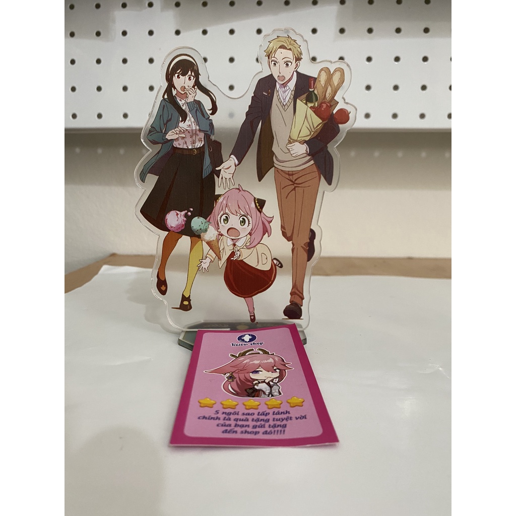 Mô Hình Standee Acrylic Mica Anime Spy x Family