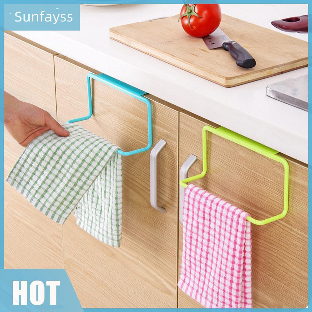 SF Giá Treo Khăn Gắn Cửa Tủ Nhà Bếp Nhà Tắm Tiện Lợi
