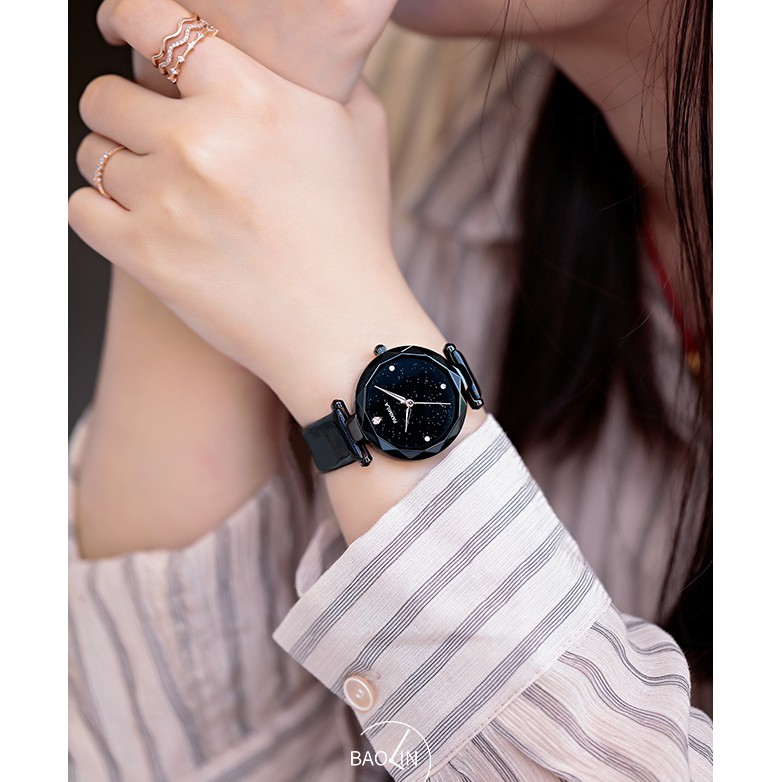 Đồng Hồ Nữ Chính Hãng PANMILA 0229 Dây Da Nhiều Màu.