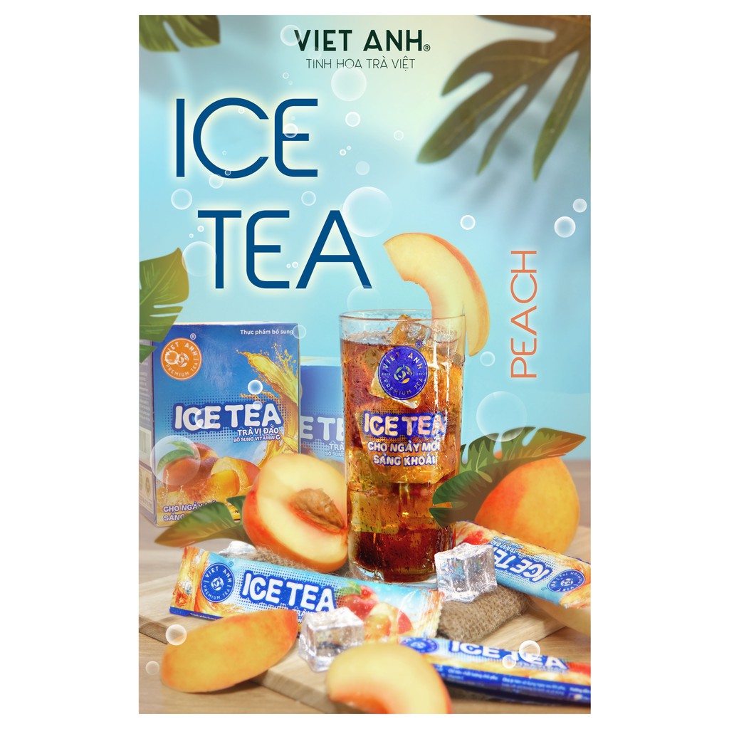 [GIÁ SOCK] Trà Đào Hòa Tan ICE TEA hộp 18 gói | BigBuy360 - bigbuy360.vn