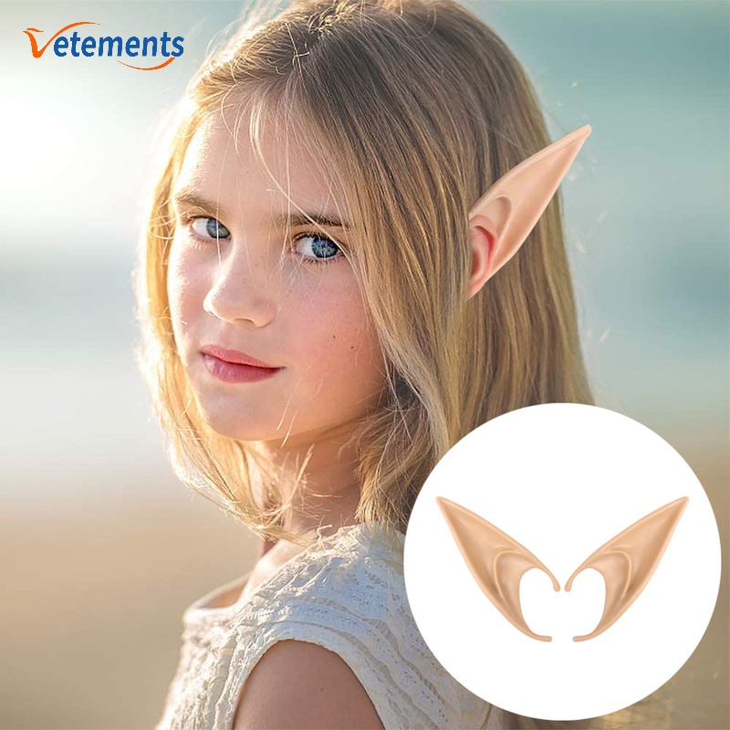 1 Cặp Tai Yêu Tinh Giả Hóa Trang Halloween