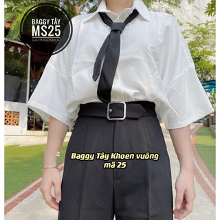 QUẦN TÂY MS25,  QUẦN BAGGY TÂY KHÓA VUÔNG CẠP SIÊU CAO,  QUẦN BAGGY NỮ,  QUẦN TÂY NỮ