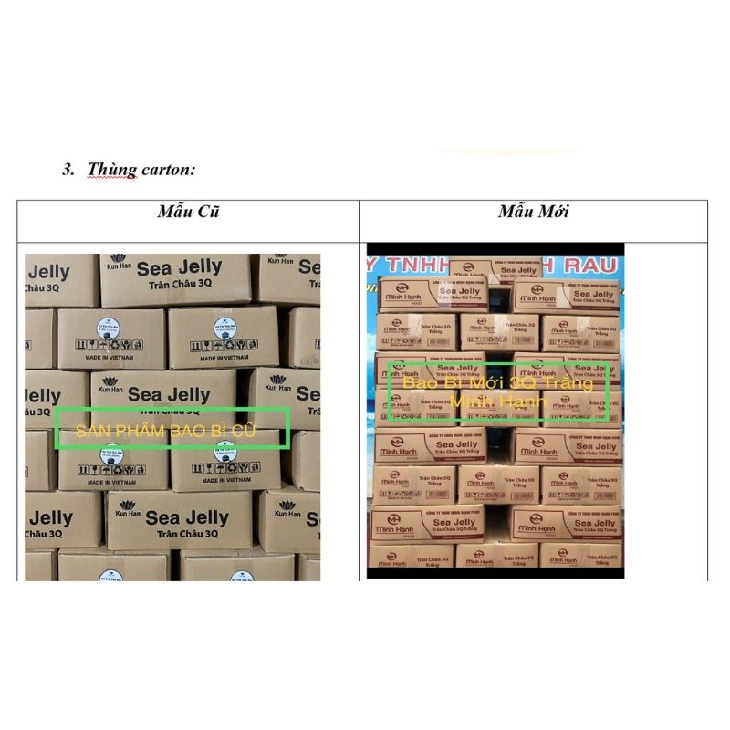 Trân châu 3Q Sea Jelly Kun Han (Minh Hạnh) Ngọc Trai / Caramel | BigBuy360 - bigbuy360.vn