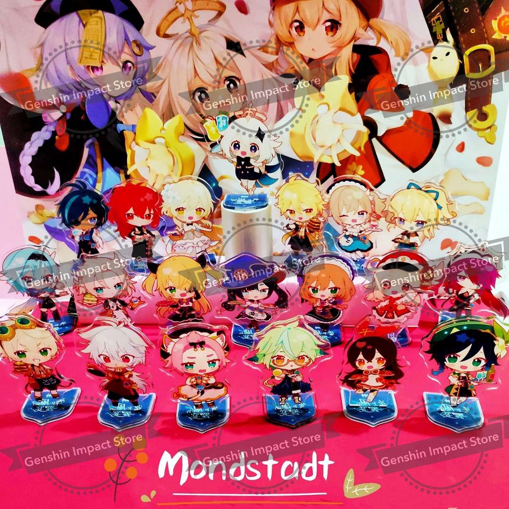 *Mua 2 cái tặng 1 tấm ảnh* Sweets Paradise Mondstadt Mini Standee Genshin Impact