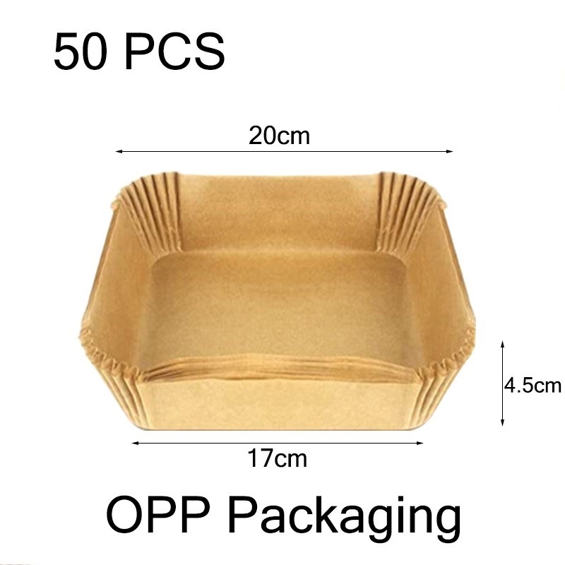 Bộ 50 Giấy Lót Hấp Bánh Bao Sử Dụng Một Lần Tiện Lợi