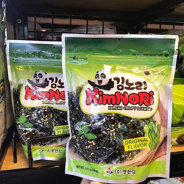 [VITAMIN HOUSE] Snack rong biển KIMNORI vị truyền thống 40g ( x.lá )