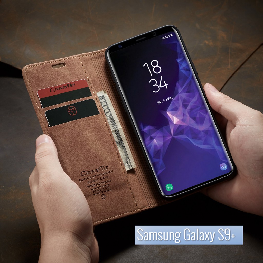 Bao da điện thoại phong cách cổ điển cho Samsung S9 PLUS