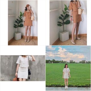 Set linen cổ u ✔kèm 100% ảnh thật✔