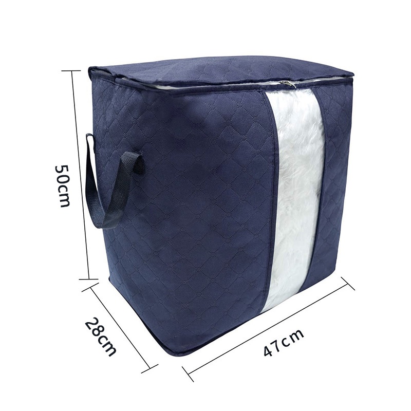 Túi Đựng Quần Áo Bằng Vải Không Dệt Chống Ẩm Sức Chứa Lớn Tiện Dụng