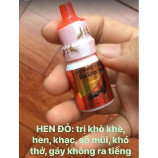 Hen Đỏ Trị Hen Siêu Cấp Tính