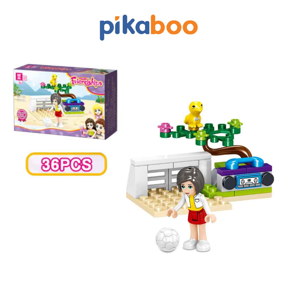 Đồ chơi xếp hình bé gái xếp hình mini Pikaboo, mẫu mã đa dạng, đẹp mắt, chất liệu nhựa ABS cao cấp an toàn cho bé