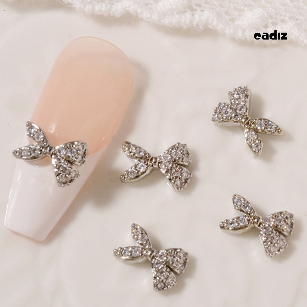 Phụ Kiện Nơ Đính Trang Trí Móng Tay Chống Gỉ DIY