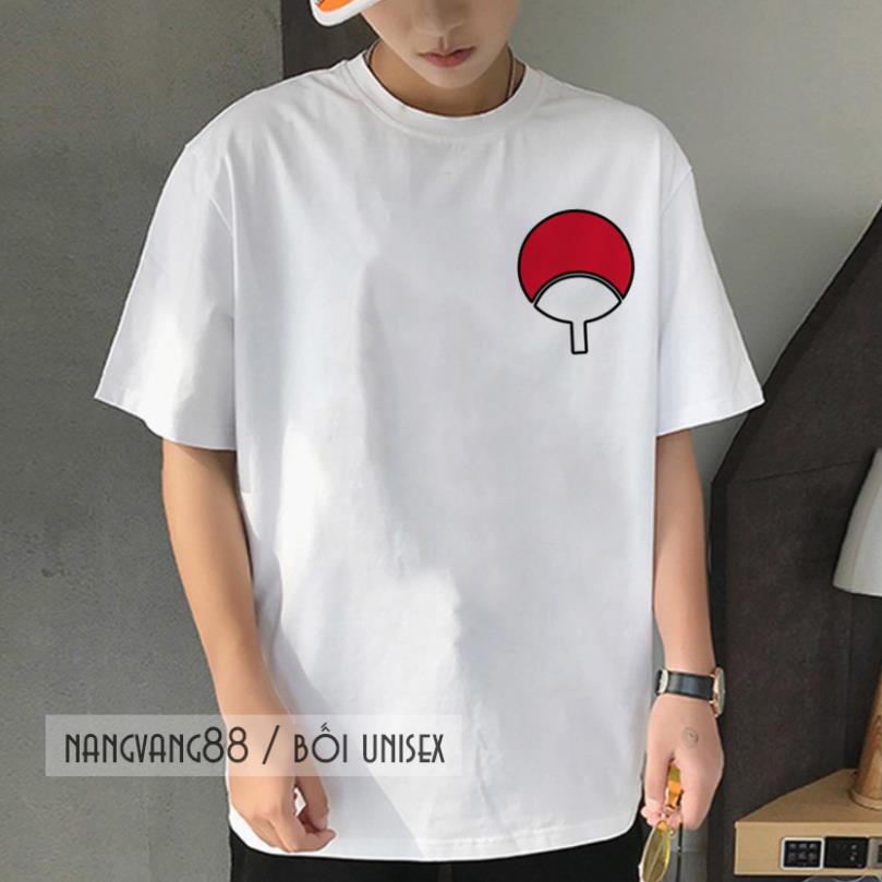 Áo Thun Tay Lỡ Nam Nữ Gia Tộc UCHIHA Bối Unisex Xịn *