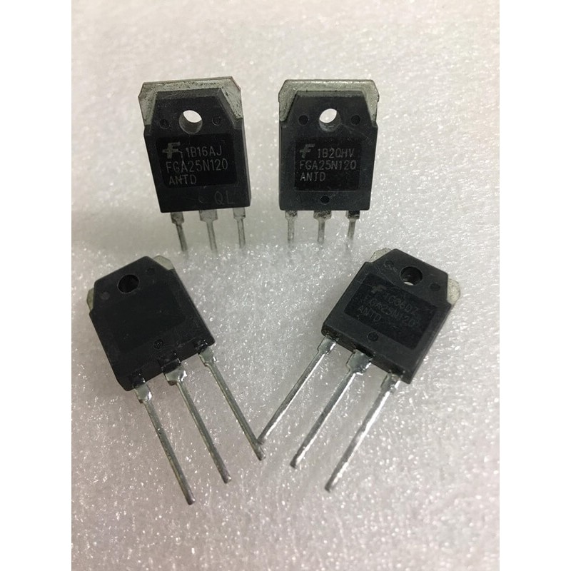 IGBT Sò Bếp từ FGA25N120ANTD FGA25N120 25N120  25A 1200v tháo máy chân dài Đảm bảo. ( có thể thay thế H20R1203 )