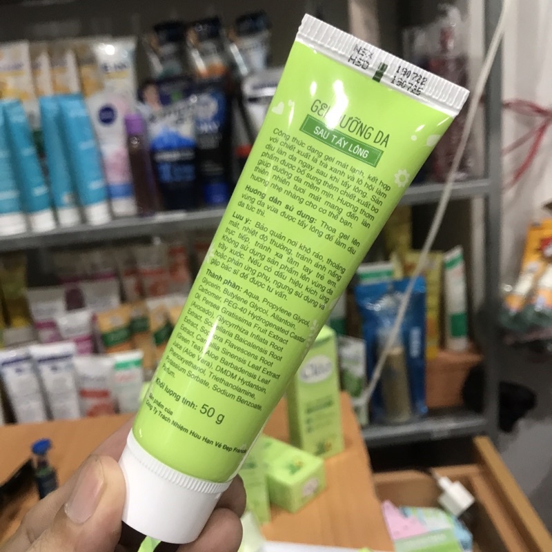 Gel làm dịu da sau tẩy lông Cléo - giúp chậm mọc lông 50g