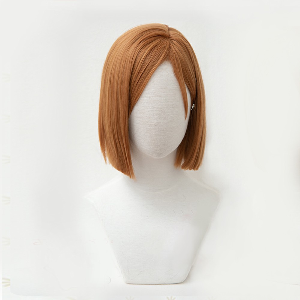 [sẵn] Wig/tóc giả Nobara Kugisaki - Chú thuật hồi chiến: Jujutsu Kaisen màu nâu [Miu Cosplay]